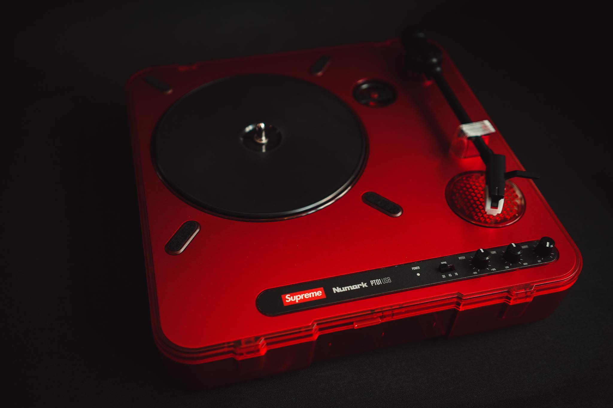 同梱不可 supreme numark pt01 turntable | artfive.co.jp