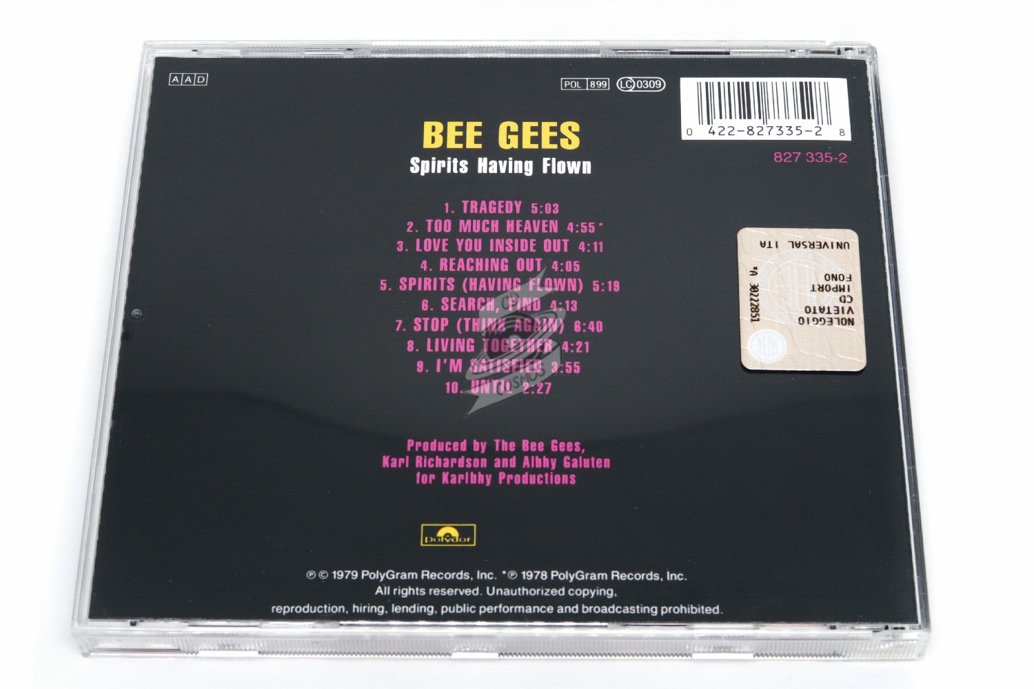 Vinyle 33 tours-Bee Gees-Spirits having Flown