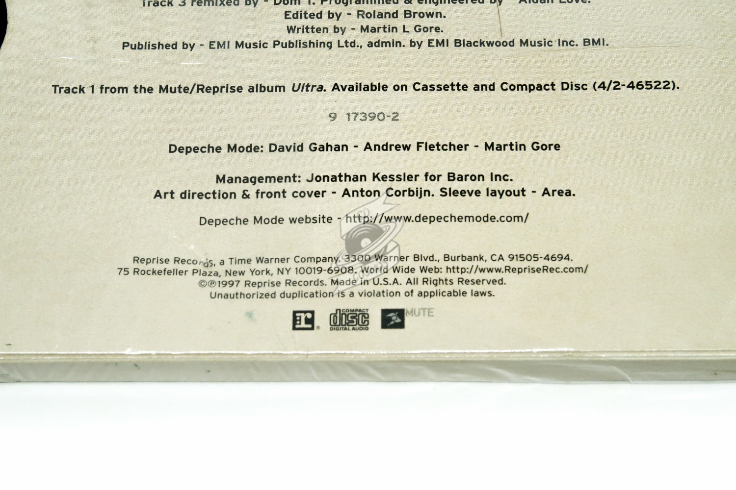 Depeche mode it s no good cdcosmos