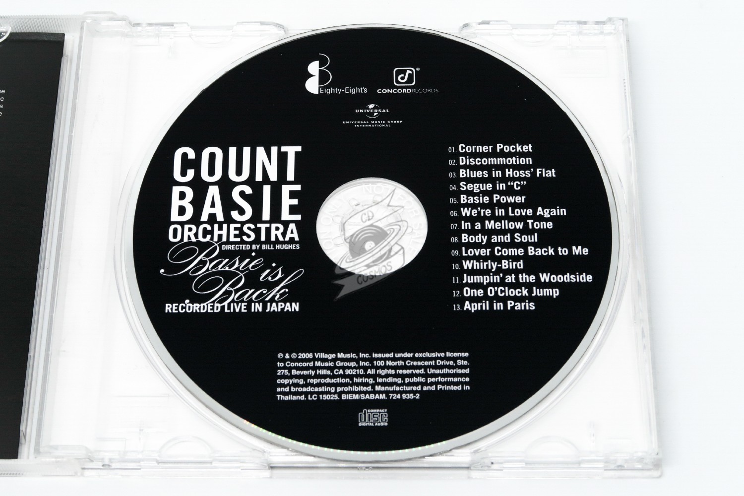 cdcosmos　Is　Basie　Orchestra　Basie　Count　Back