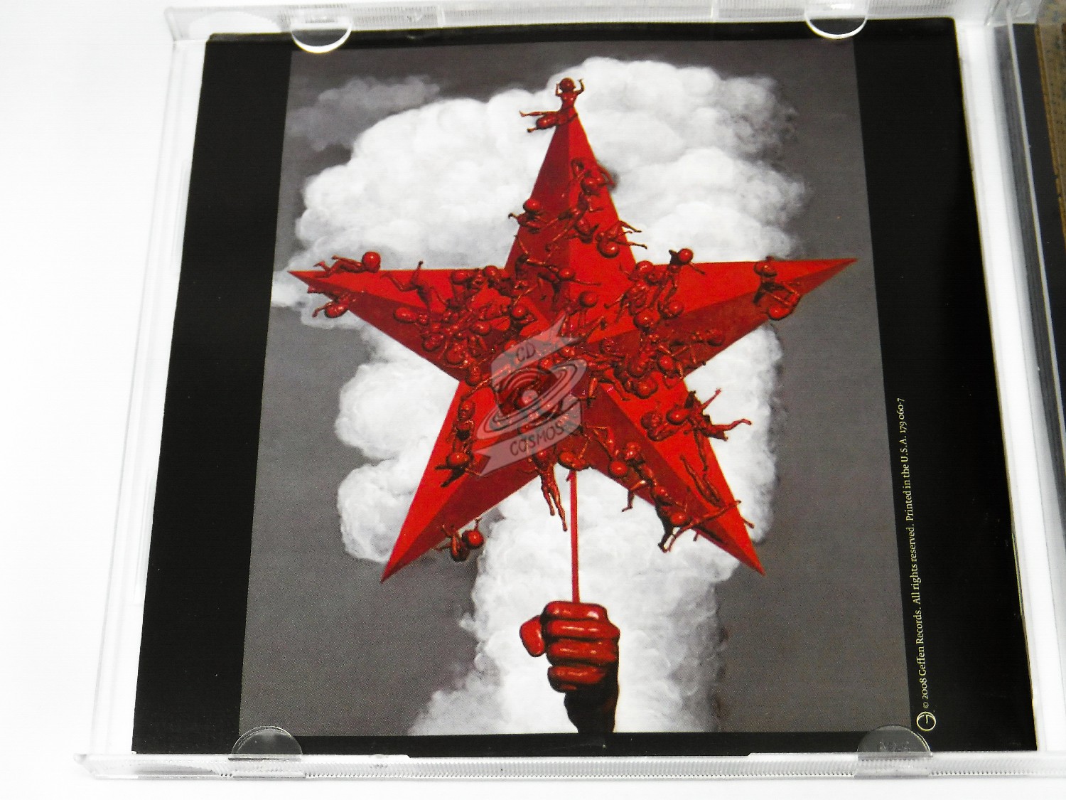 We Love Guitars Guns N Roses Chinese Democracy Gold CD A5 EGA Ungerahmt Display