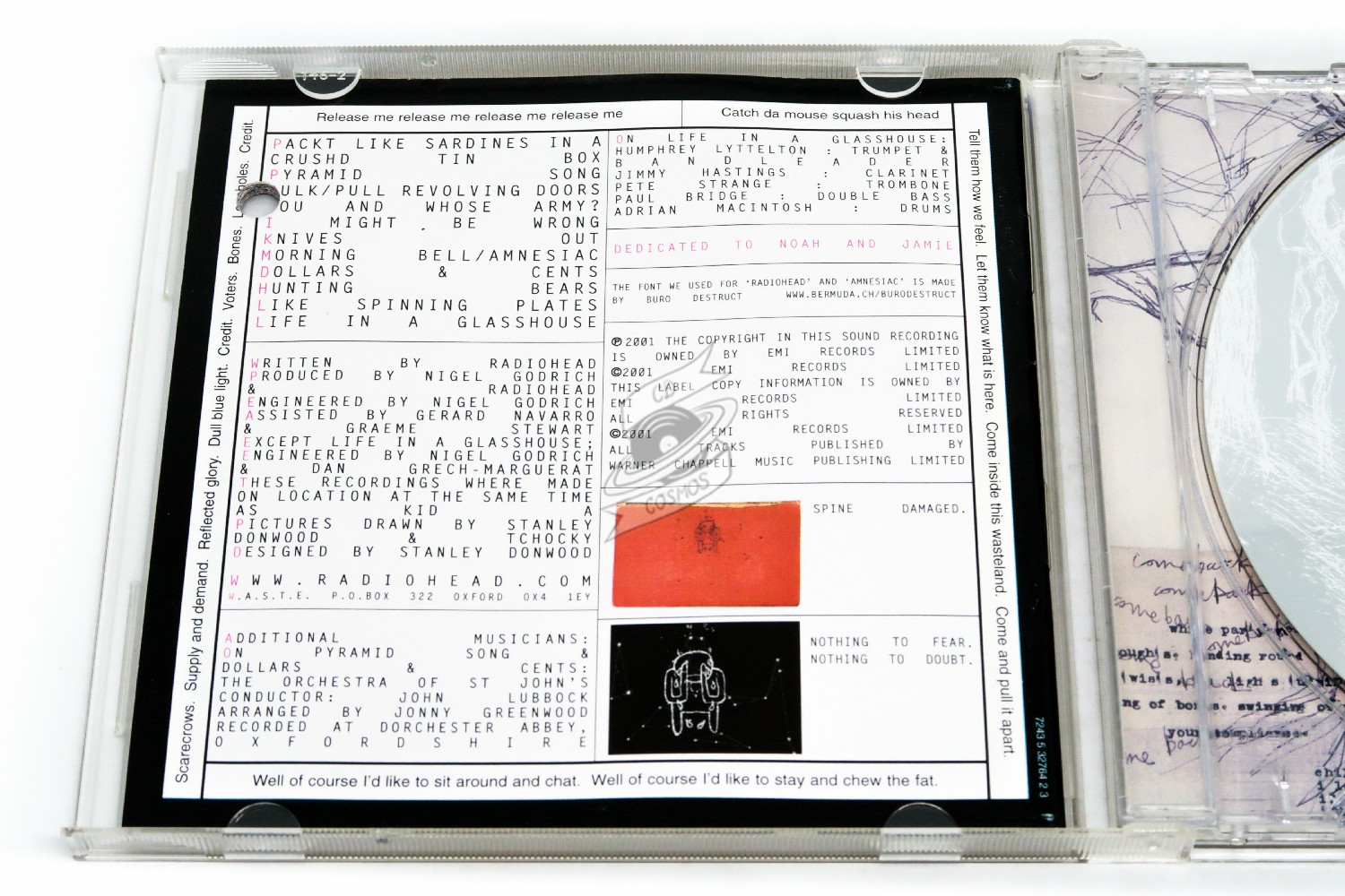 Radiohead Amnesiac レコード　UK盤 Radiohead – Amnesiac – 2 x CD (Collectors Edition), 2009