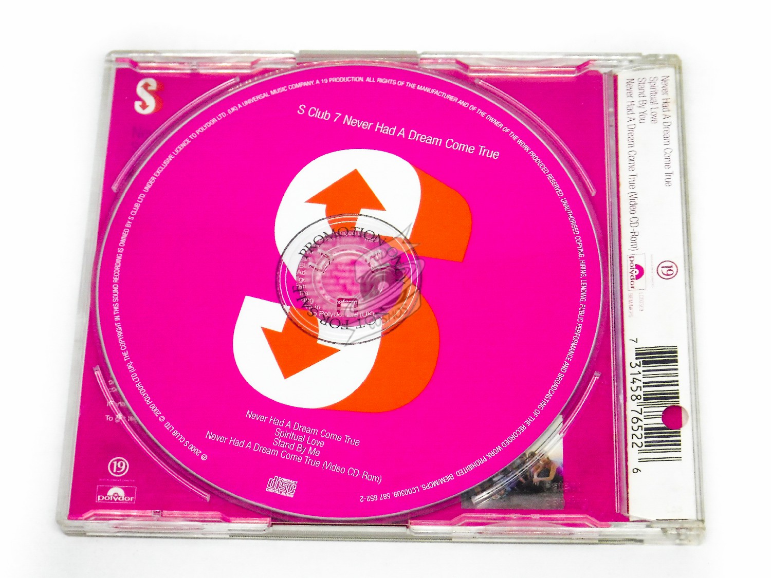 S Club 7 Never Had A Dream Come True cdcosmos