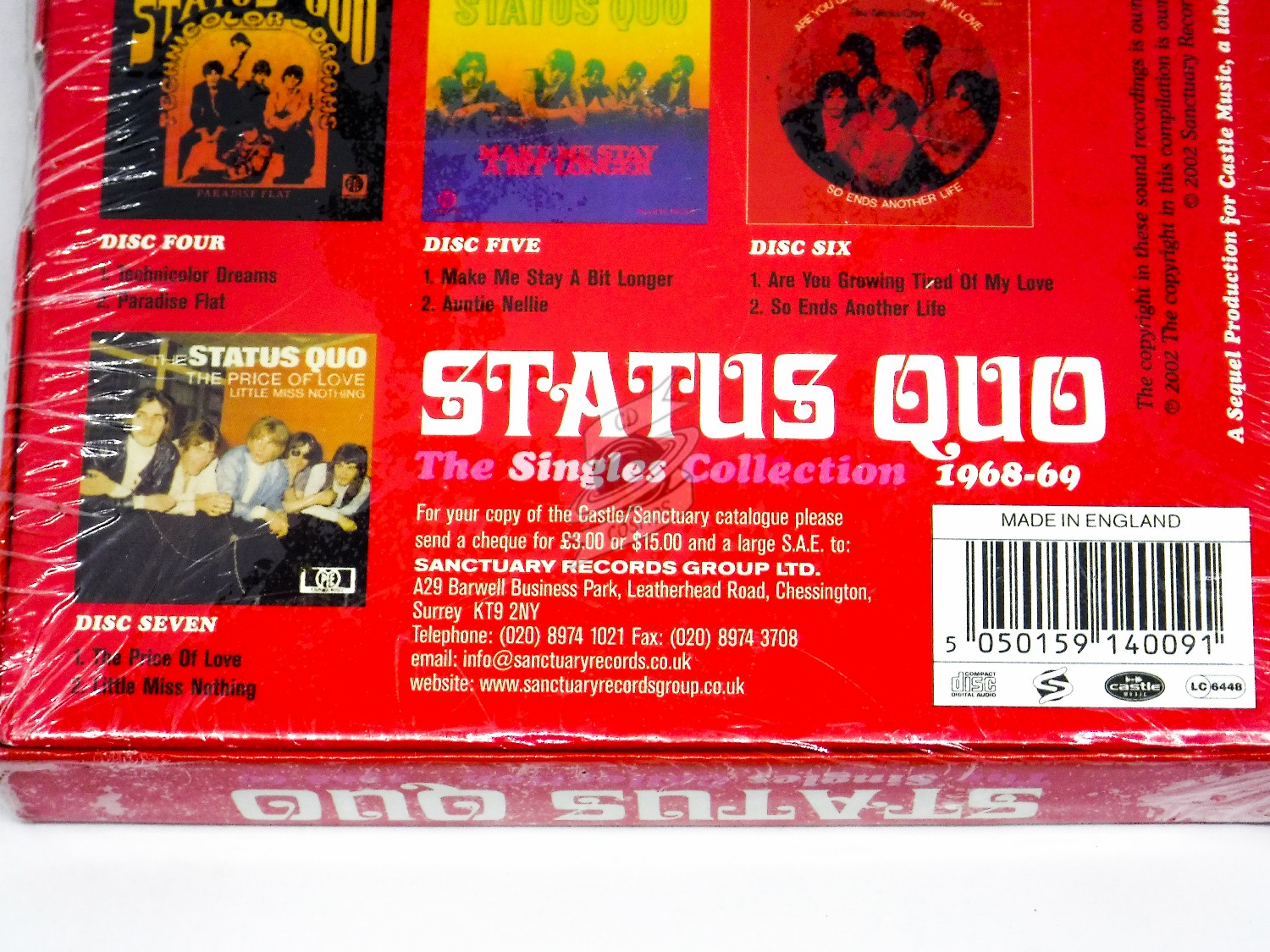 Pind her Lad os gøre det Status Quo - The Singles Collection 1968-69 - cdcosmos