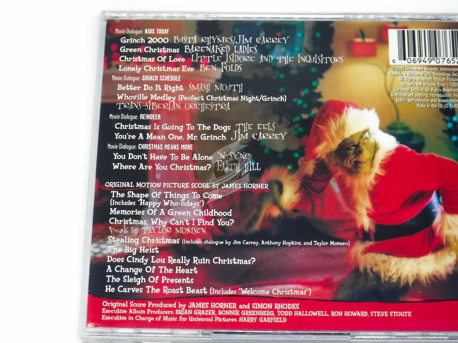James Horner Dr. Seuss' How The Grinch Stole Christmas (Original