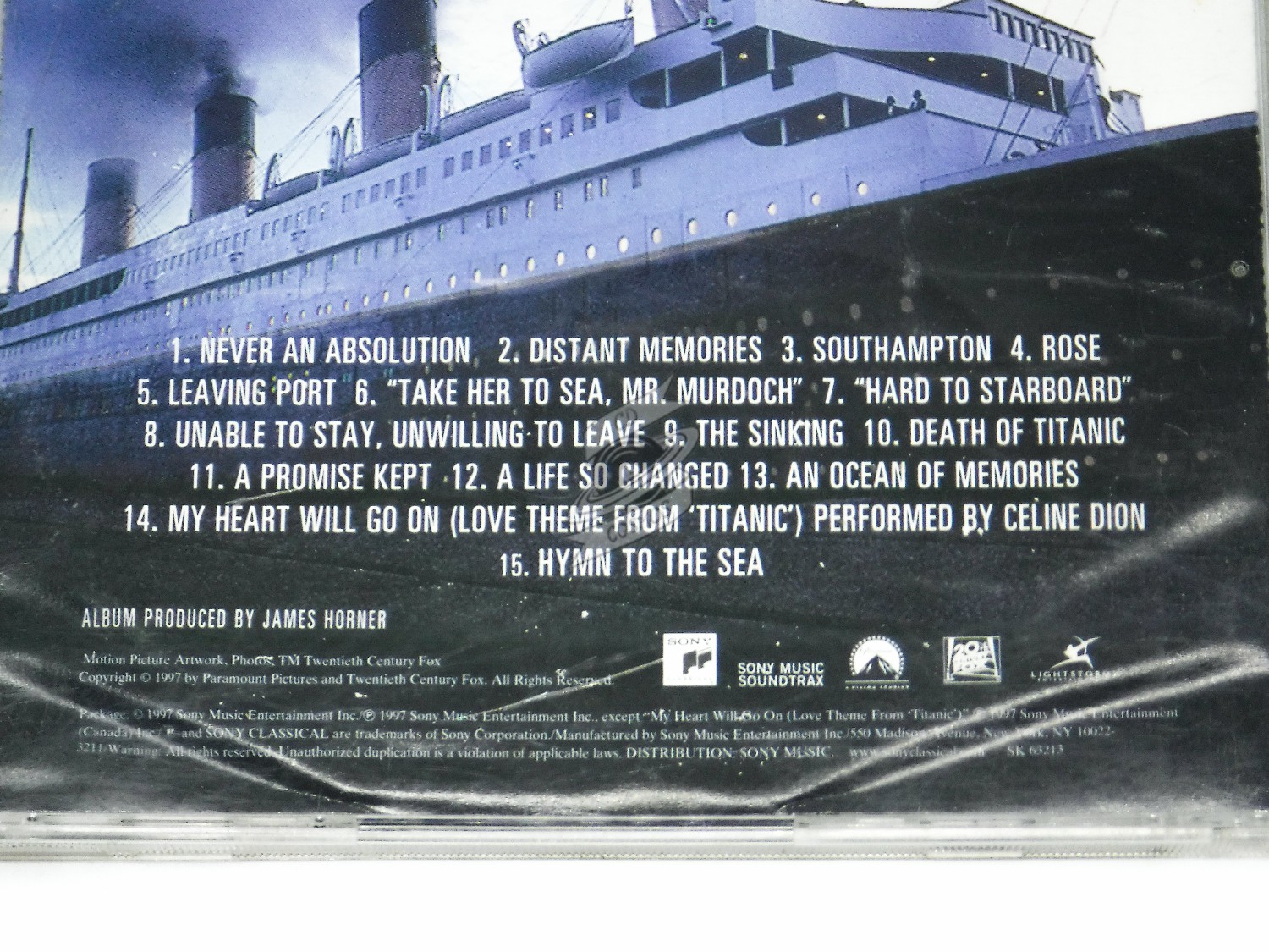 James Horner - Titanic (Music From The Motion Picture) - cdcosmos