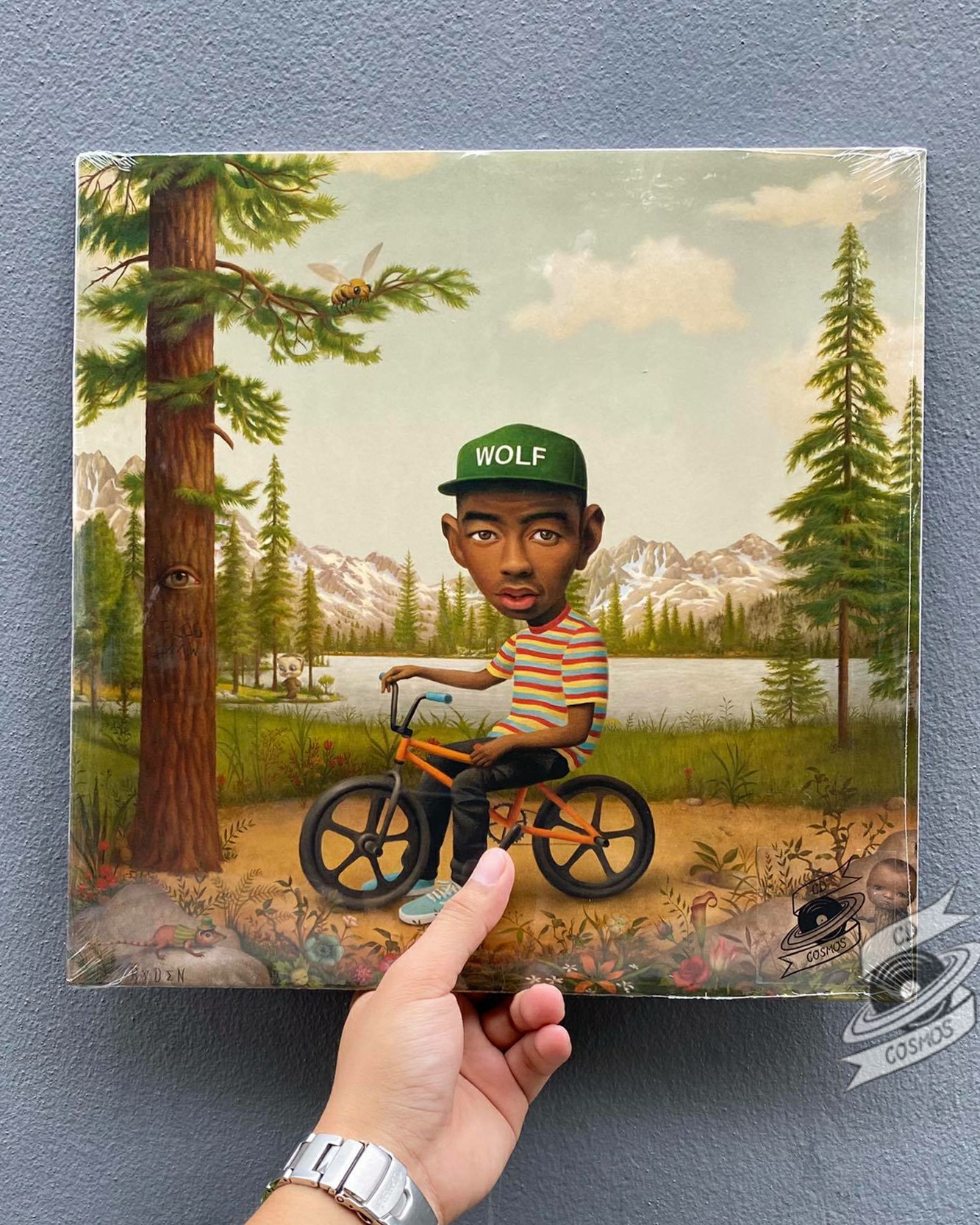 Made this today! recreating tyler the creator WOLF album cover in 3D :  r/blender