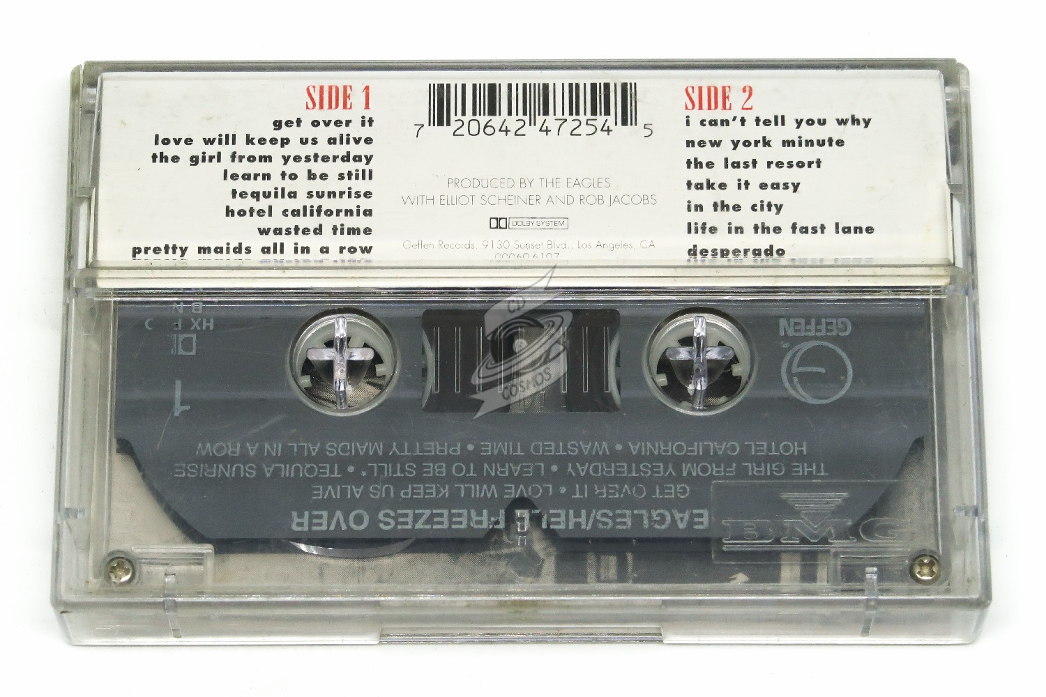 EAGLES - Get Over It / Get Over It (Live)- Cassette Tape