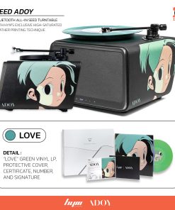 HYM X ADOY bluetooth all-in-one SEED Turntable - LOVE