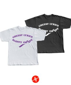 H3F – Cheese Lyrics Sloppy Groove T-Shirt (Black/White)