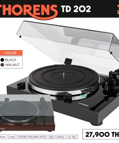 Thorens TD 202 (Color Black, Walnut)(ส่งแค่ในประเทศ)