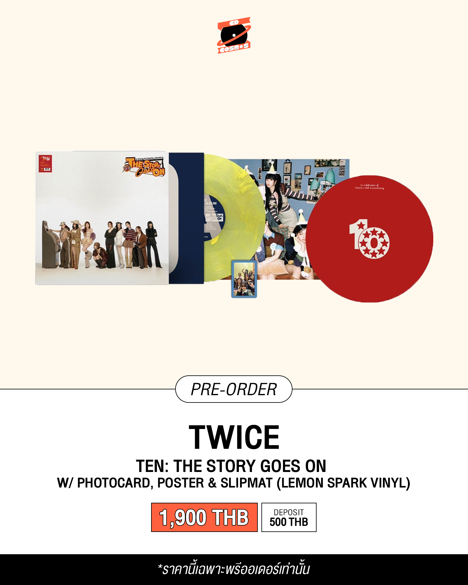 Pre-Order] TWICE - TEN: The Story Goes On (Photocard, Poster