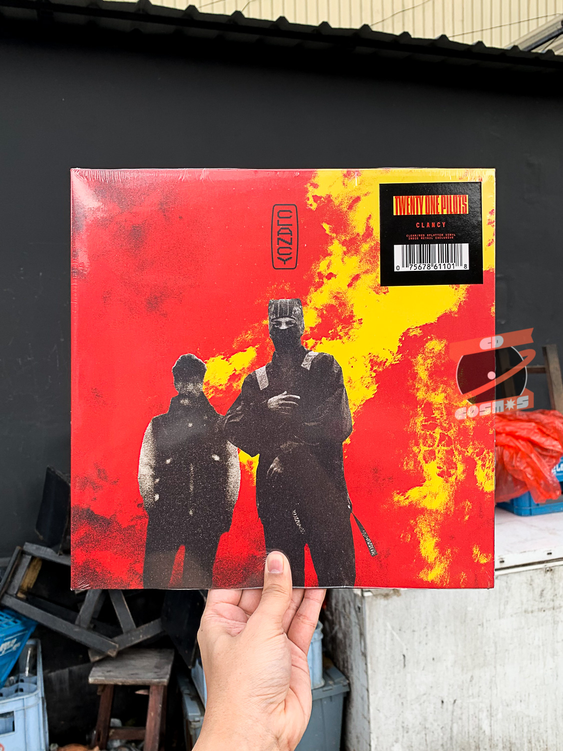 Twenty One Pilots - Clancy (Clear With Opaque Red Splatter Vinyl)