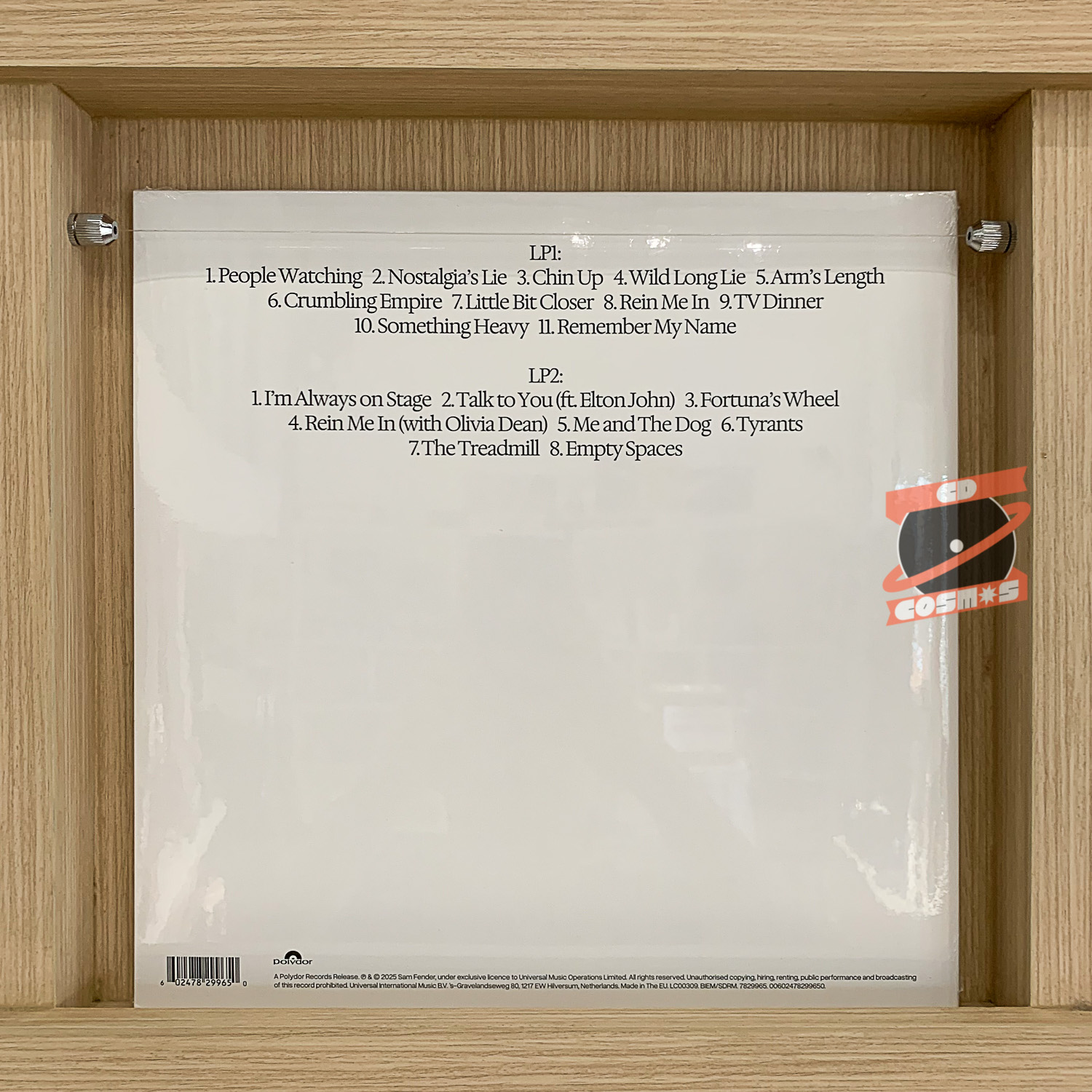 Sam Fender – People Watching (Limited Edition 2LP Deluxe)(Grey Vinyl)