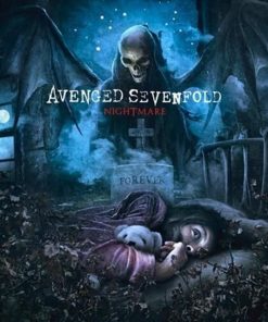 Avenged Sevenfold - Nightmare (Electric Blue / Black Splatter)