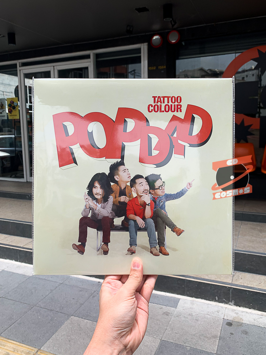 Tattoo Colour – Pop Dad (Reddish/Cyan Blue Vinyl)