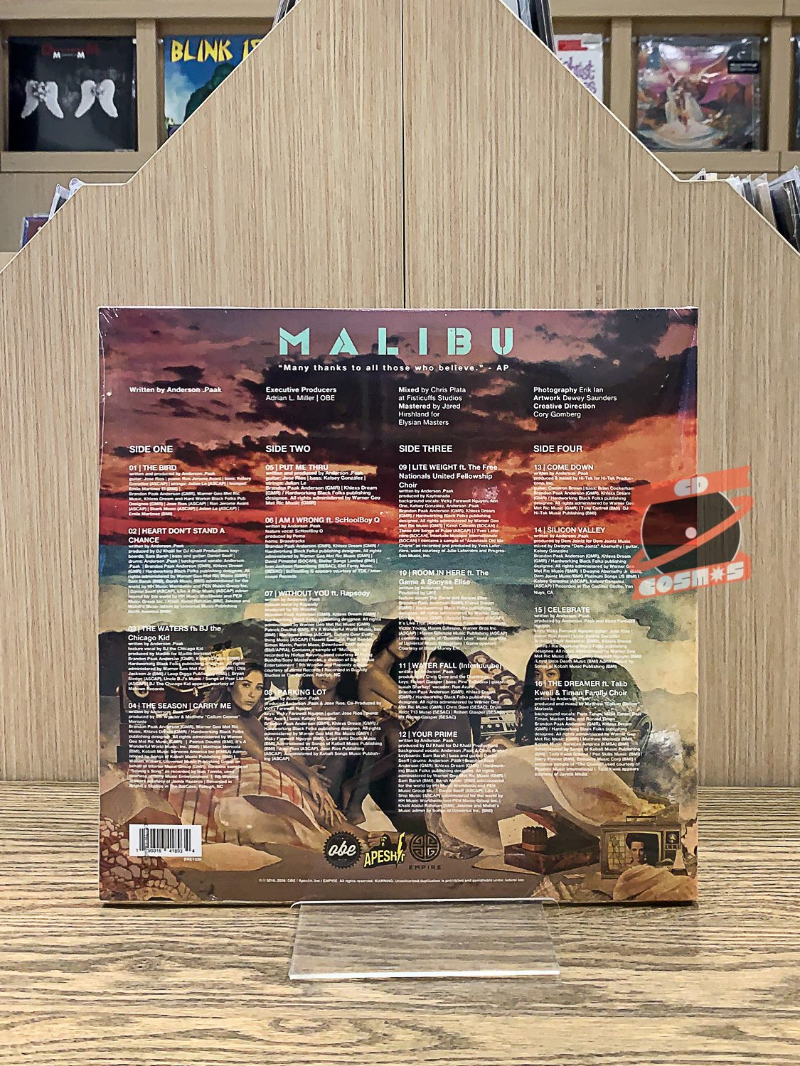 Anderson .Paak – Malibu (Sea Floor Colored Vinyl Limited To 1000 Copies)