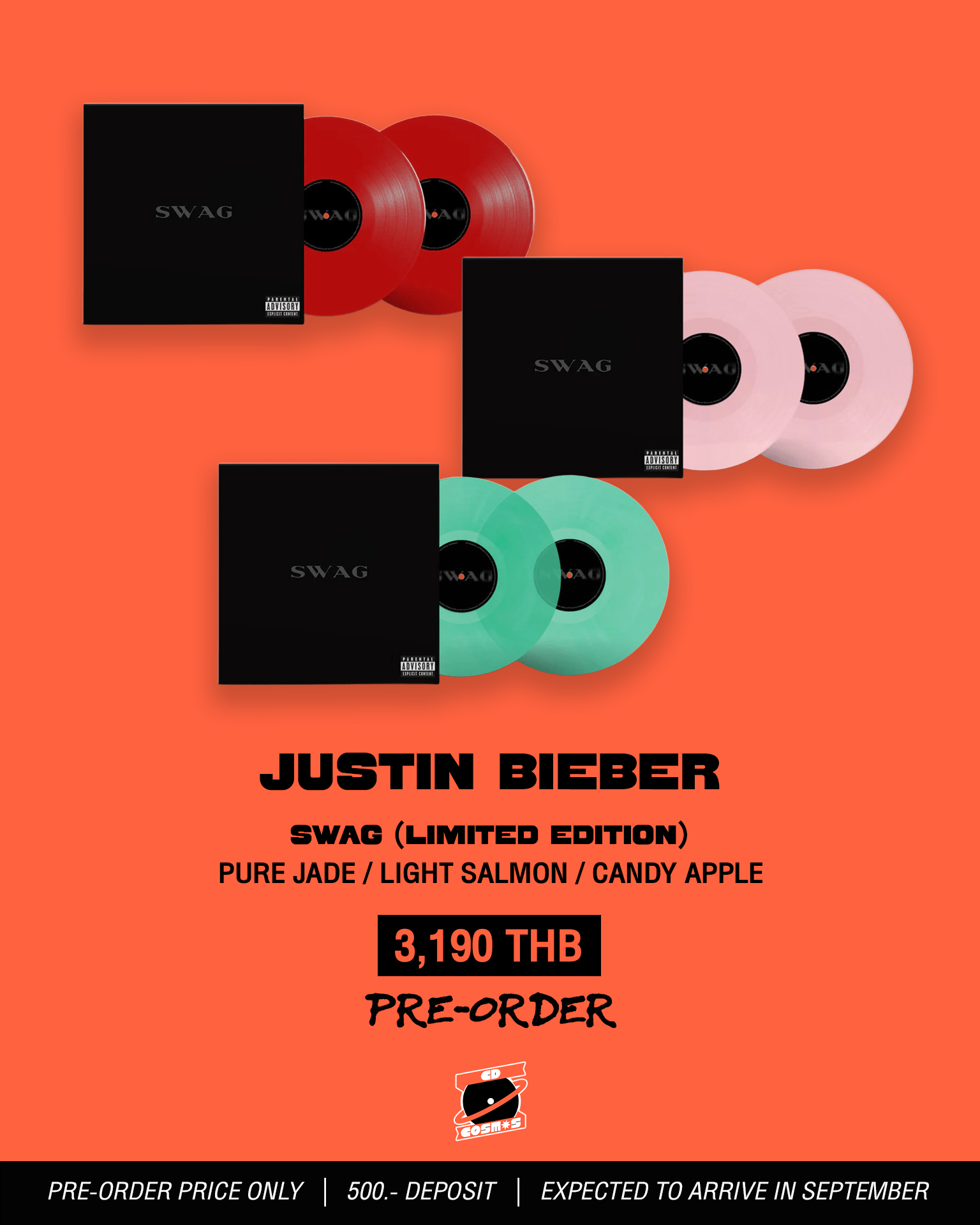 Justin Bieber - SWAG (Limited Edition 3000 UNITS)(2LP)